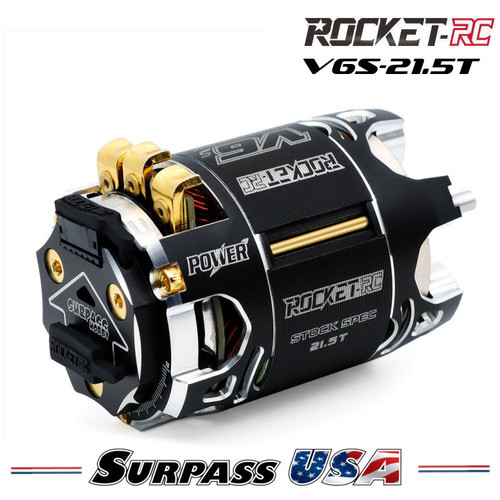 Surpass USA | Rocket-RC V6S SPEC 17.5T Sensored Brushless Motor SP
