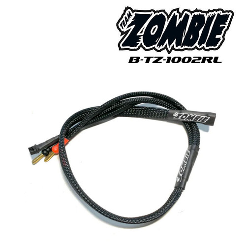 Team Zombie 4mm Tube Plug to 2s Balance Plug 600mm Charging Cable for RX Pack B-TZ-1002RL
