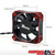 Rocket Red 50mm Aluminum Cooling Fan 10,000 RPM
