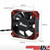Rocket Orange 50mm Aluminum Cooling Fan 10,000 RPM