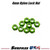 Surpass USA 4mm (M4) Aluminum Nylon Lock Nut (10pcs)