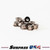 Surpass USA 4mm (M4) Flanged Aluminum Nylon Lock Nut (10pcs)