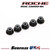 Roche - M4 Aluminum Locknut, Black, 5 pcs (510004K) ROC-510004K