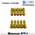 3.5mm Gold Plated Bullet Connectors Male/Female 5 Pair (10pcs) DTP02002