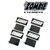 Forged Carbon Style Wing Endplates for 1:10 EP Onroad w/ Team Zombie Logo C-TZ-100FC6