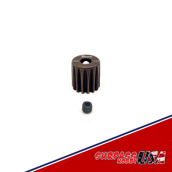 14T 48P Rocket Hard Coated Steel Pinion Gear