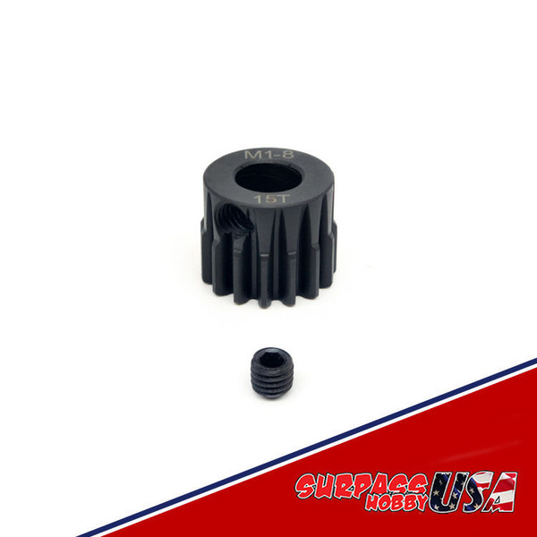Rocket 15T MOD 1 Pinion or Spool Gear 8mm Bore Chromium Alloy Steel 11025-6005-02