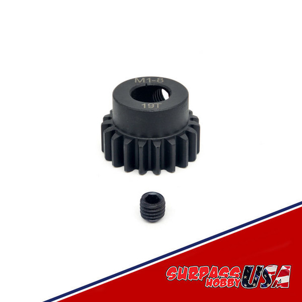 Rocket 19T MOD 1 Pinion or Spool Gear 8mm Bore Chromium Alloy Steel 11025-6009-02