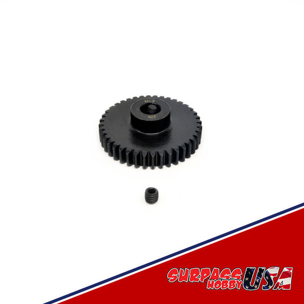 Rocket 40T MOD 1 Pinion or Spool Gear 8mm Bore Chromium Alloy Steel 11025-6030-02