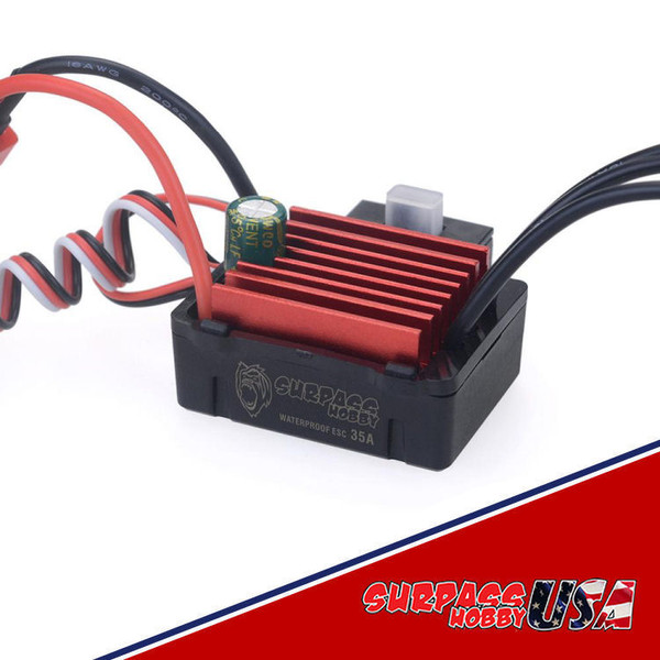 35A ESC Brushless Waterproof Electric Speed Controller for 1/14, 1/16, 1/18, 1/20 KS-300003-02