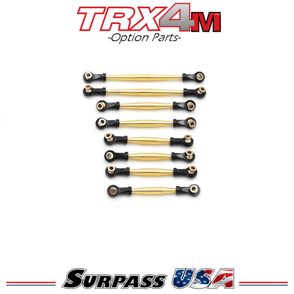 Hobby Details Traxxas 1/18 TRX-4M Steel Suspension Link Complete Set 8pcs DTTRX4M008