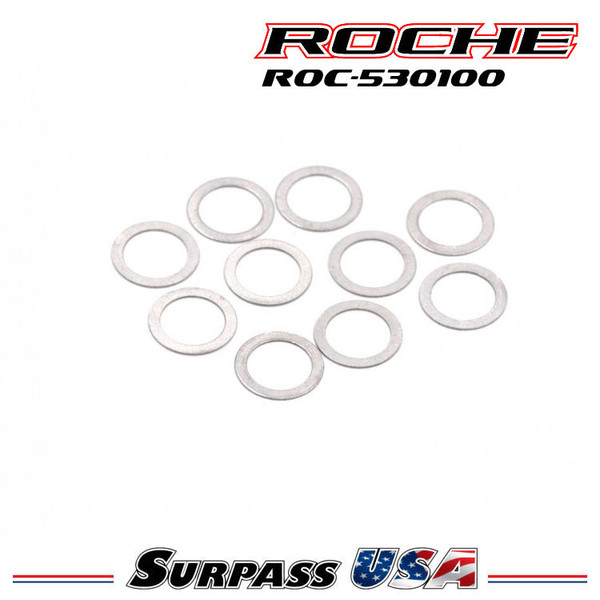 Roche - P12V, P12V2 Shim 5x7x0.2mm, Steel, 10 pcs (530100)
