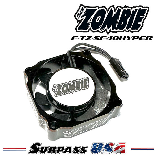 Team Zombie Alloy Hyper 25g+ Thrust 40mm Fan 5-9v F-TZ-SF40HYPER
