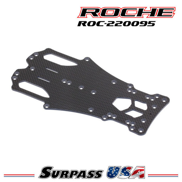 Roche - Rapide P12-2017 2.5mm Graphite Main Chassis (220095) ROC-210156