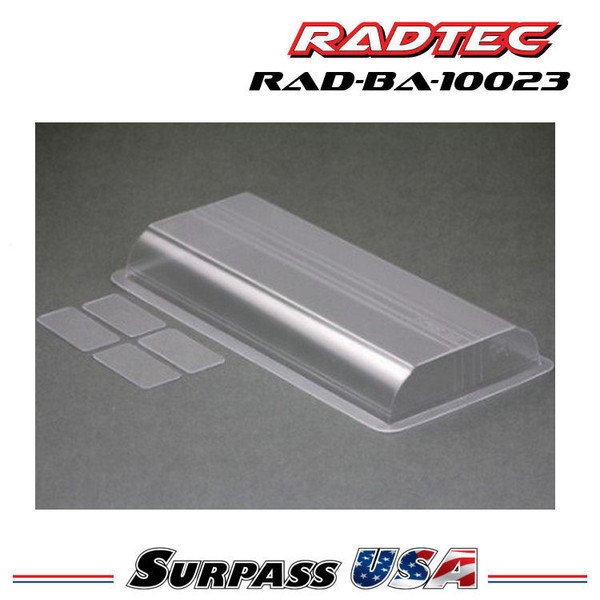Radtec 190mm High Down Force Rear Wing Set, Ver. 3 (0.7mm), Light Weight  (BA-10023) RAD-BA-10023