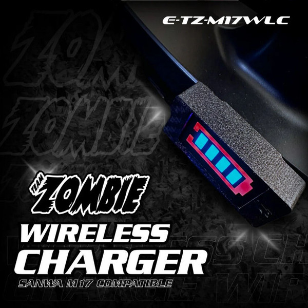 Team Zombie Sanwa M17 Wireless Charging System w/ 3200mah 3.7V LiPo E-TZ-M17WLC