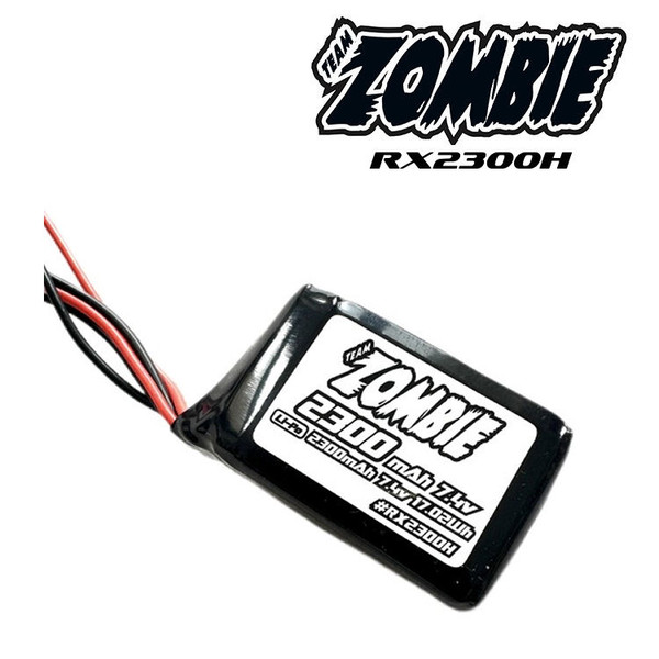 Team Zombie 2300mah 7.4V LiPo Receiver Hump Pack RX2300H