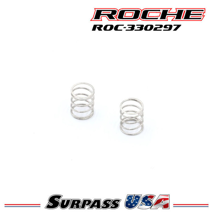 Roche - P12V, P12V2 Front Springs (Soft), 5mm, Silver, C0.7 (330297)