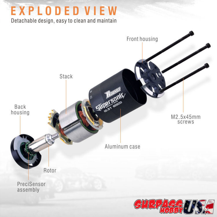 Surpass Hobby USA | Rocket Supersonic 21.5T Fixed Timing 540