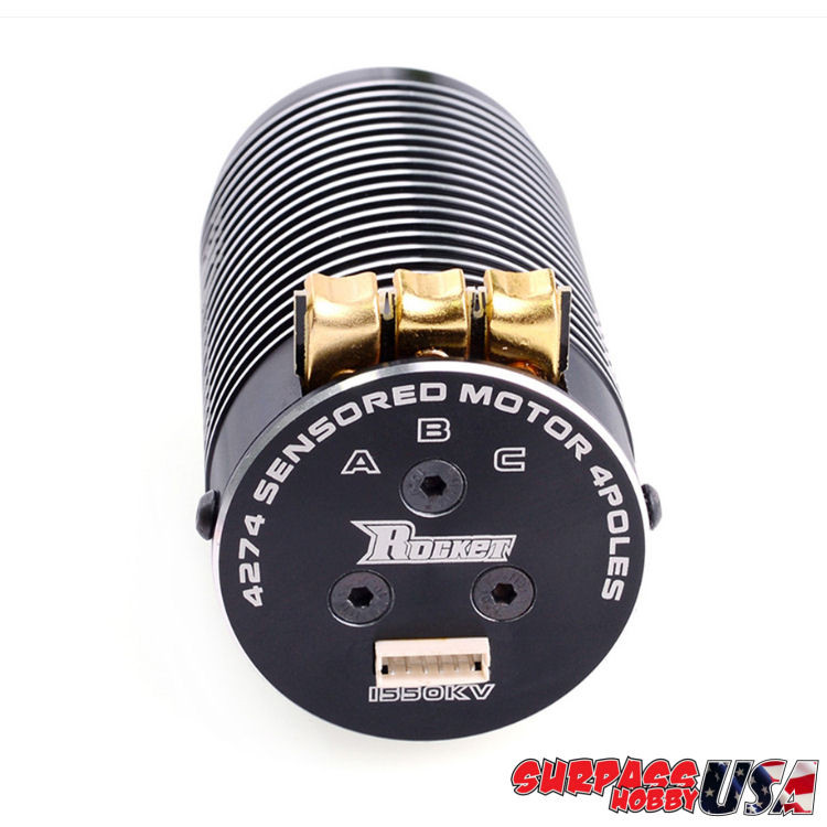 Surpass Hobby USA | 4274 Rocket-RC 1/8 1550Kv Long Sensored