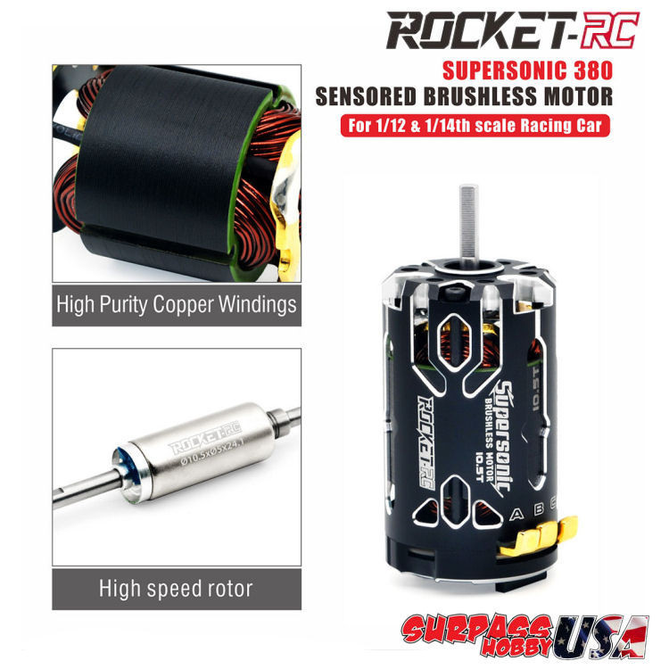 ROCKET SUPERSONIC 380 ブラシレスモーター 超特価セール！！ ROCKET-RC社 380サイズブラシレスモーター