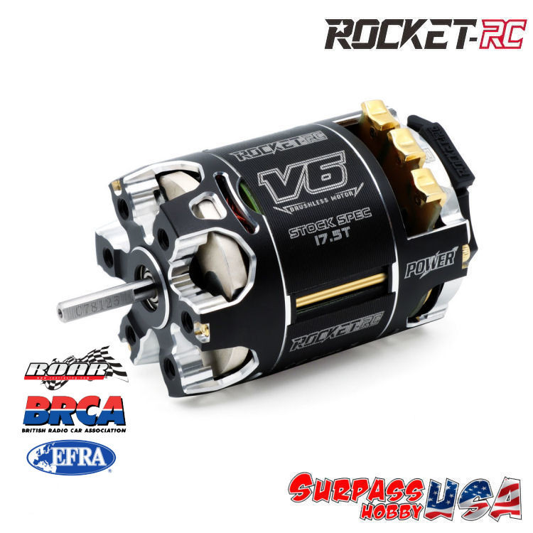 Surpass Hobby | Rocket-RC V6 ROAR SPEC 17.5T Sensored