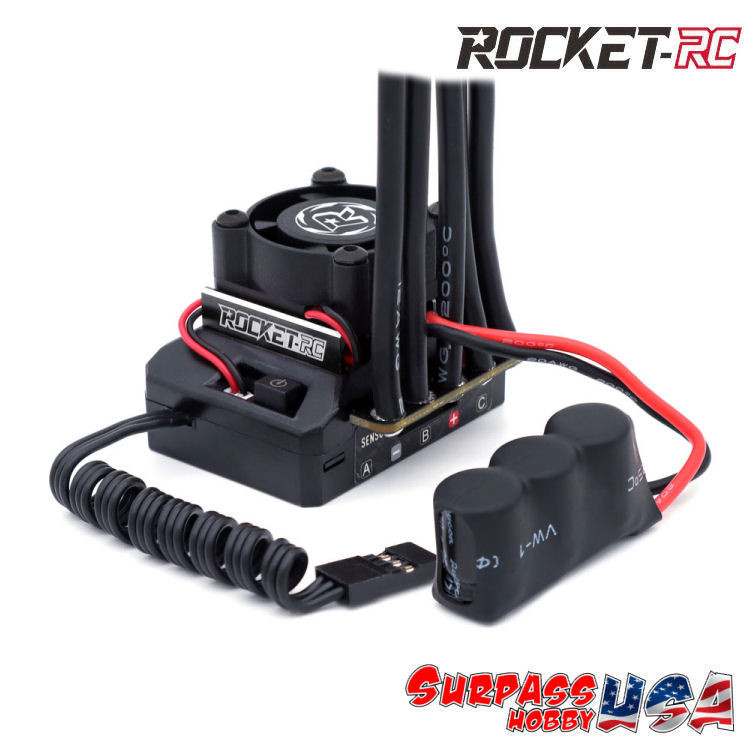 Surpass Hobby USA | Rocket-RC 1/10 130Amp ESC with XT60 Plug