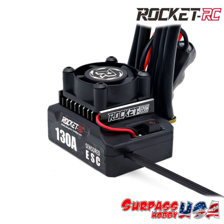 Surpass Hobby USA | Rocket-RC 1/10 130Amp ESC with XT60 Plug