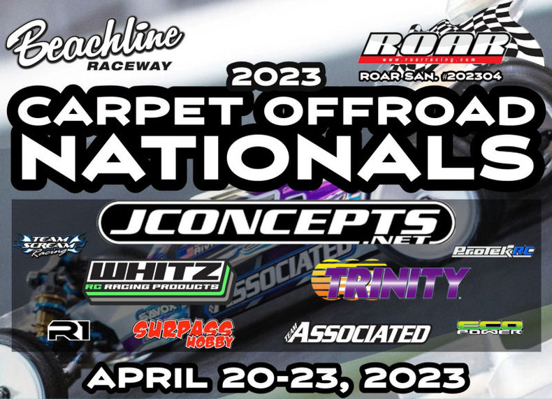 Sponsoring 2023 ROAR Carpet Off-Road Nationals