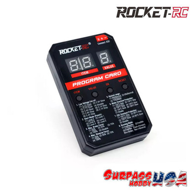Surpass USA | Rocket-RC V2 LED Program Card for TS80 PRO ESC