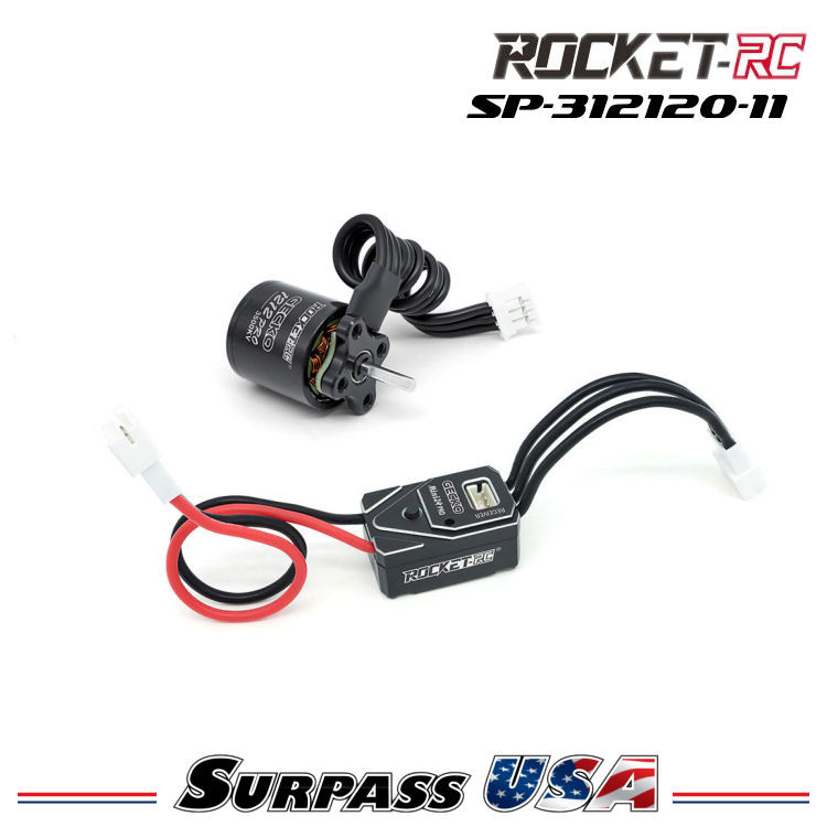 Rocket-RC Mini Crawler Gecko S1212 FOC Brushless Motor & Mini 24