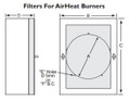 Eclipse 10009319 Filter Assembly for Airheat Burner