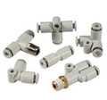 SMC KQ2H11-36AS Male Connector Fitting, 3/8" NPT