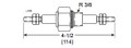 Eclipse 14320 NPT Feedthrough Insulator