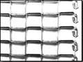Flat Wire Mesh Conveyor Belt, 1"x1", Clinched