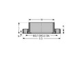 Spears 854-007C Van Stone Flange , 3/4", Schedule 80, SOC - Specs