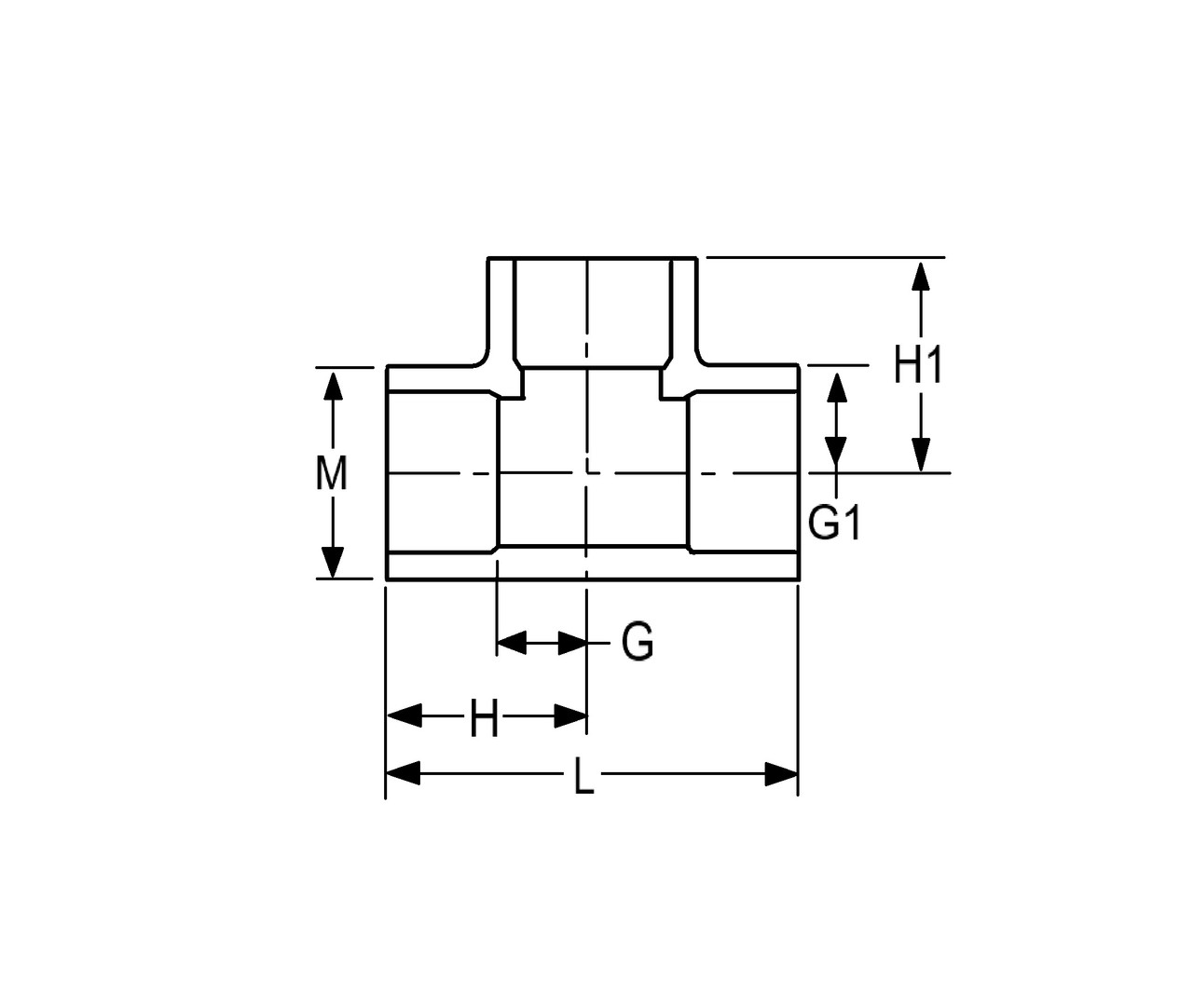 Spears 801-025C CPVC Tee, 2-1/2" Schedule 80, SOC - Specs