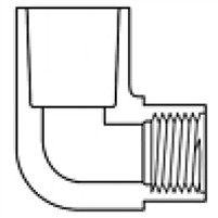 Spears 807-101C Elbow 3/4" x 1/2"-Female - Specs