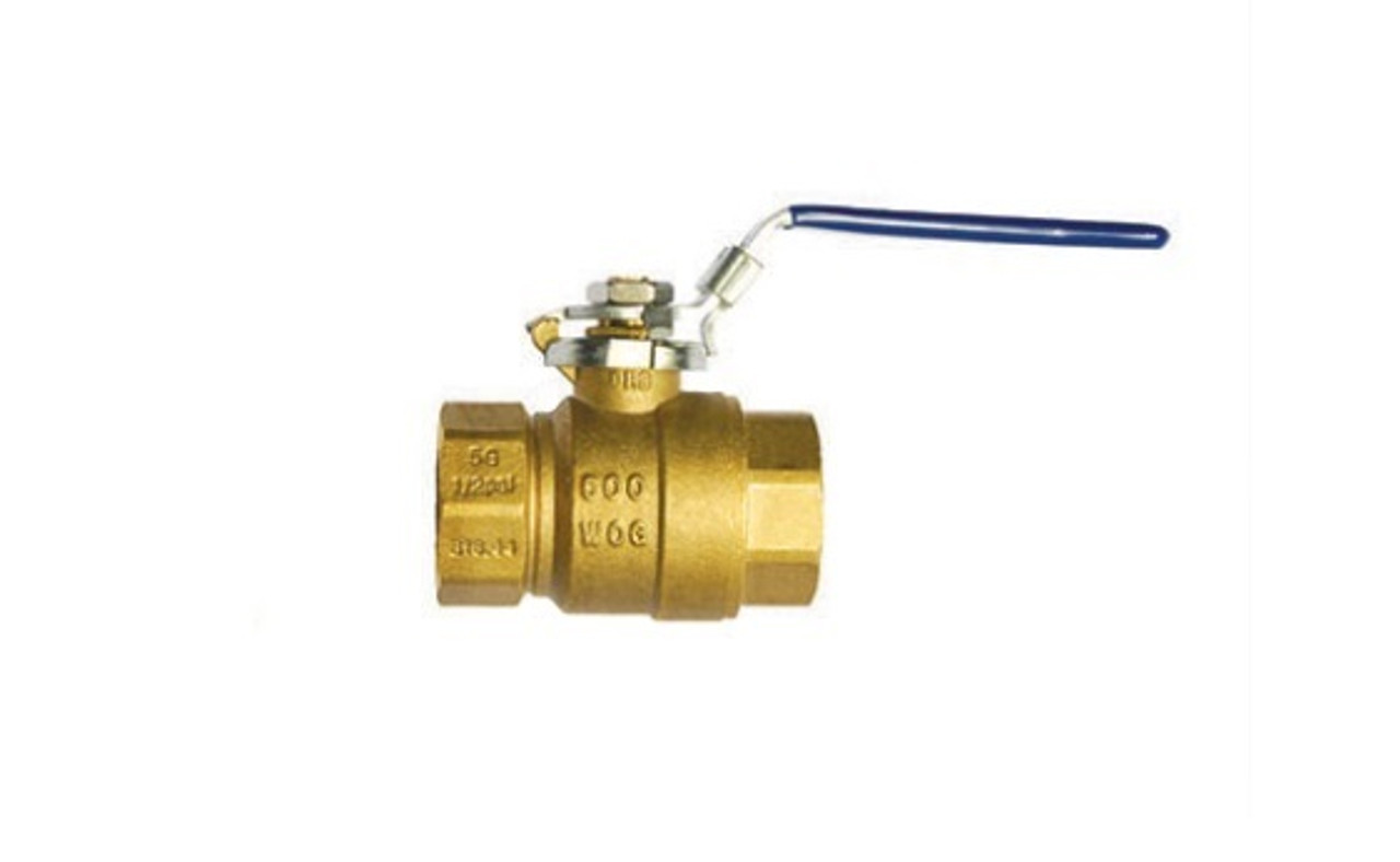 Milwaukee BA475B-LL Brass Ball Valve 3" with Locking Handle