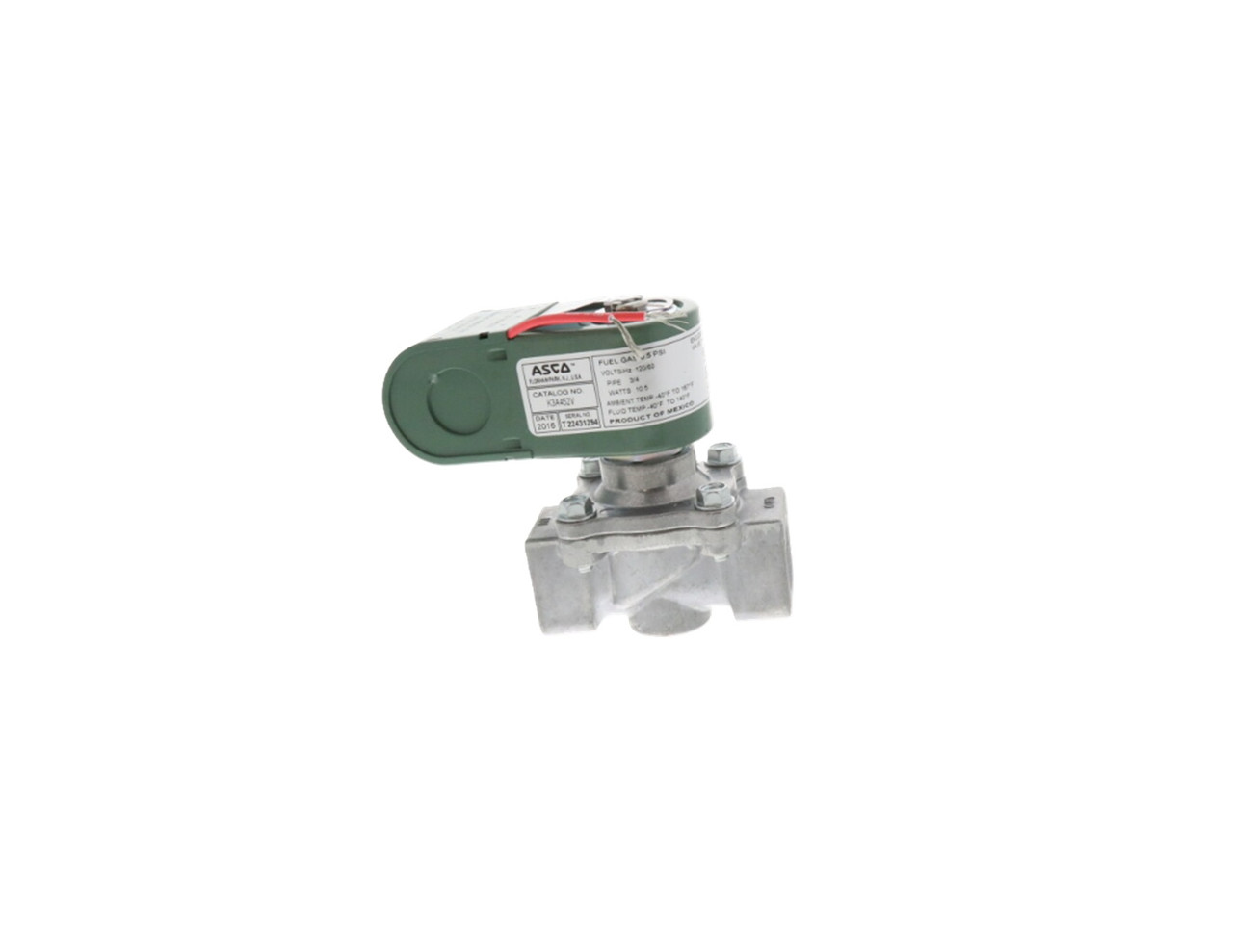 Asco K3A452V Solenoid Valve, 3/4", 120V