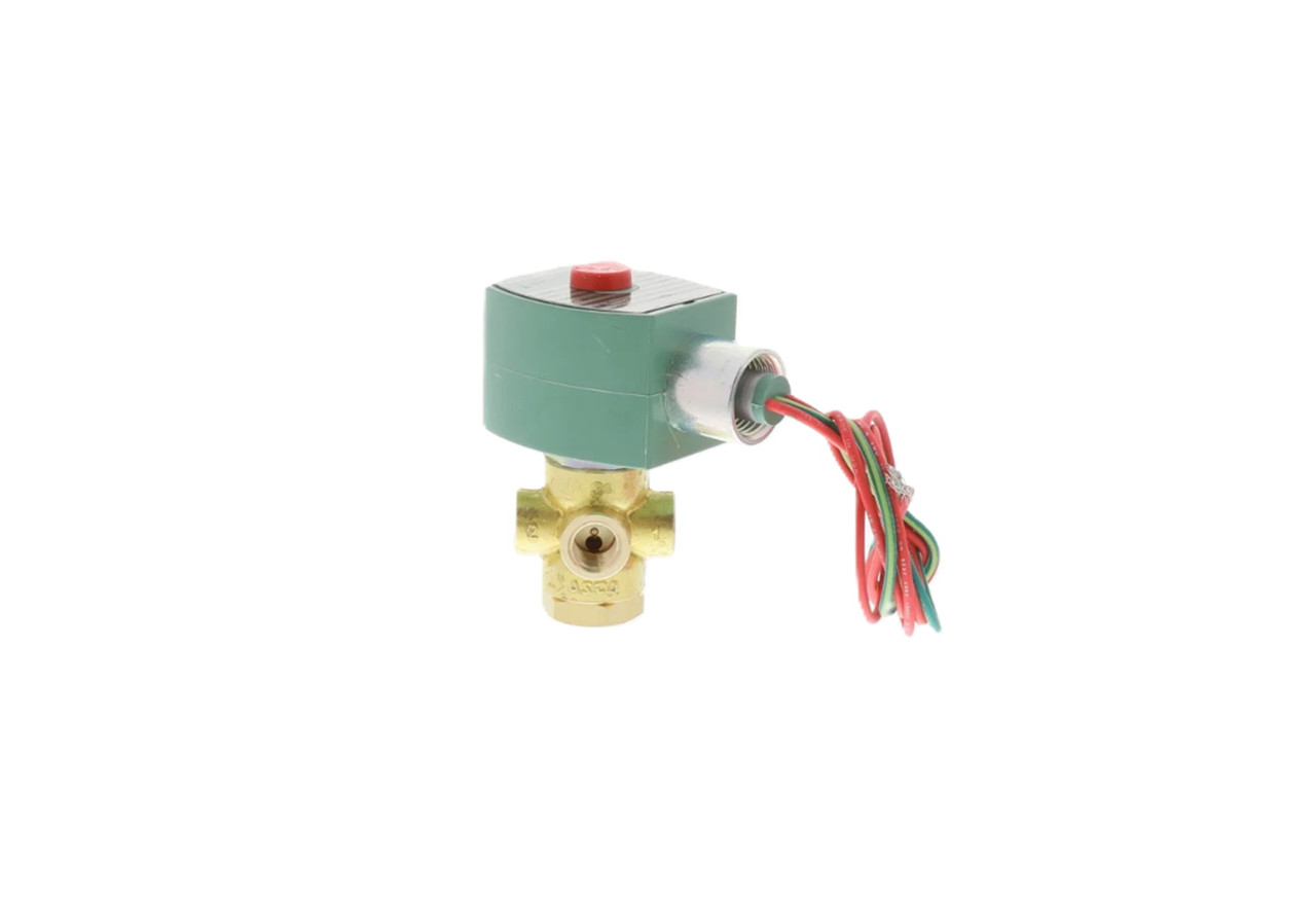 Asco 8320G184-120/60 Solenoid Valve, 3-Way, 1/4"