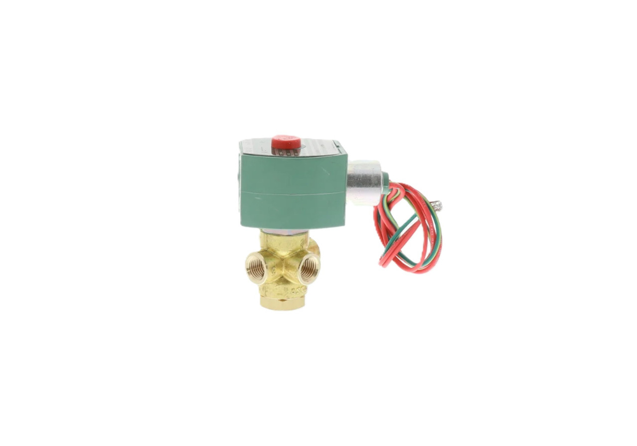 Asco 8320G184-120/60 Solenoid Valve, 3-Way, 1/4"