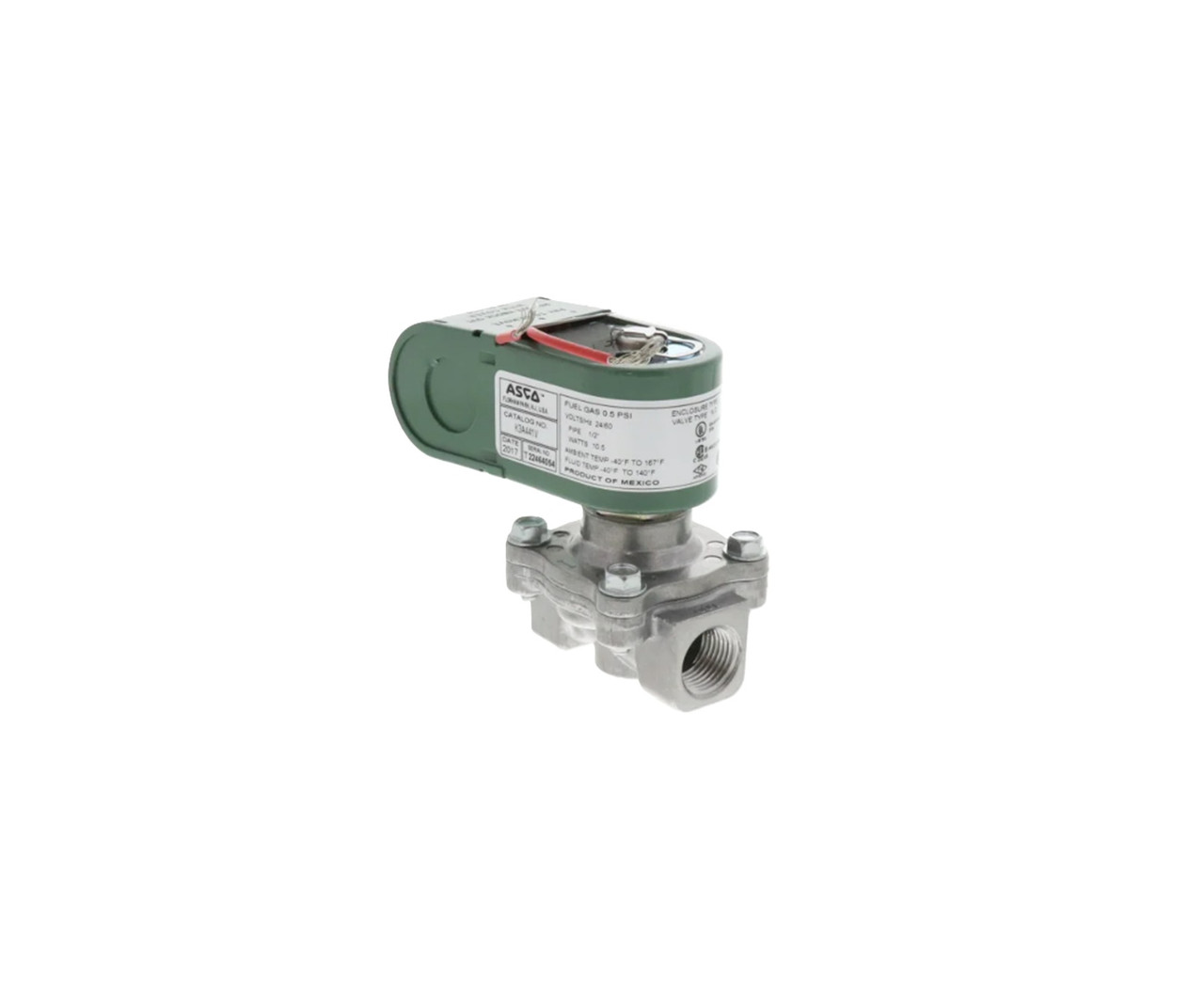 Asco K3A441V Solenoid Valve, 1/2", 24V