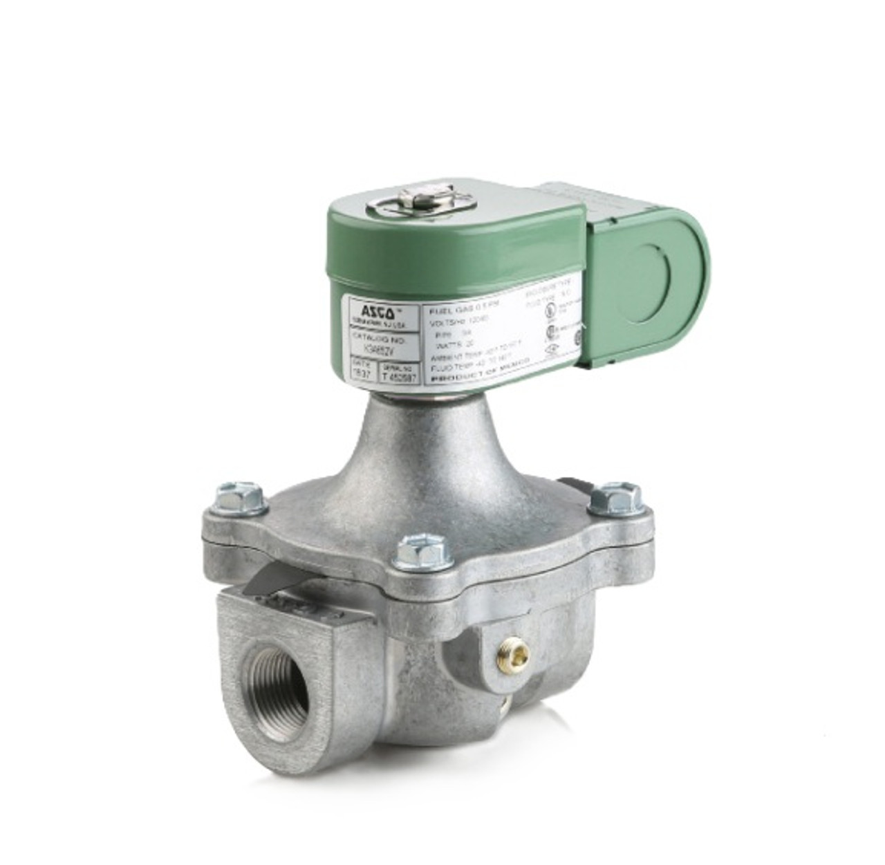 Asco K3A652V Gas Solenoid Valve, 3/4", 120V