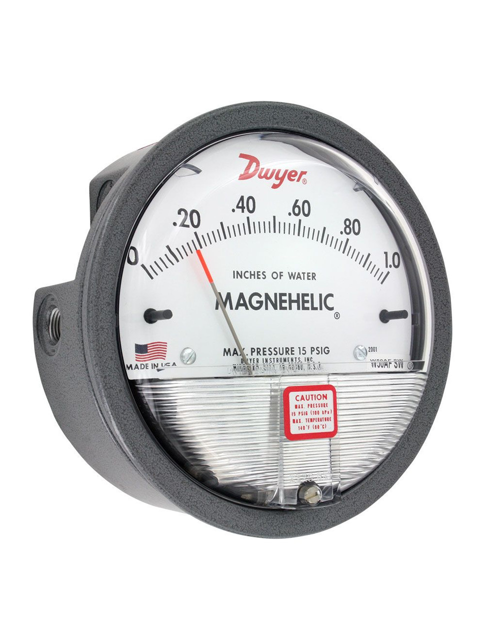 Dwyer 2060-BUNA-IC Magnehelic Differential Pressure Gage