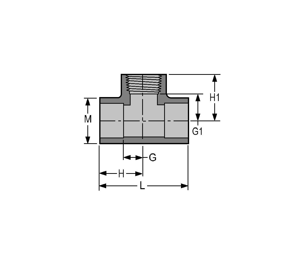 Spears 802-040C CPVC Tee, 4" SCH 80, SOC - Specs