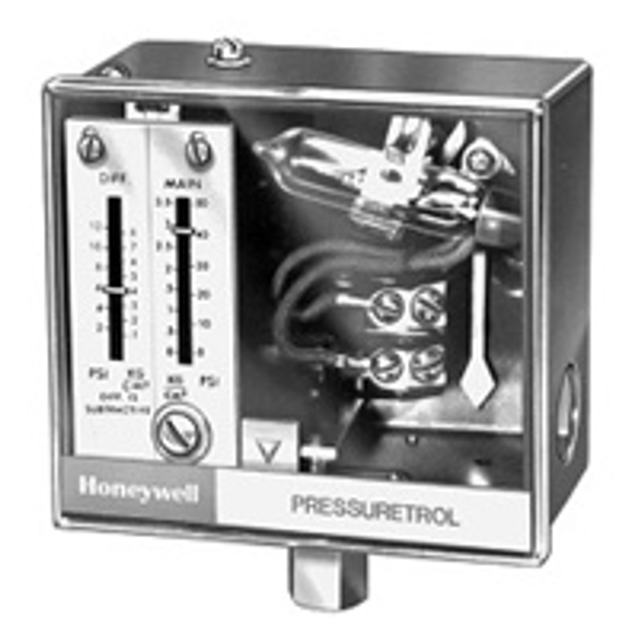 Honeywell L404B1353 Pressuretrol SPST 20-300 Break On Fall Honeywell L404B1353 Pressuretrol SPST 20-300 Break On Fall