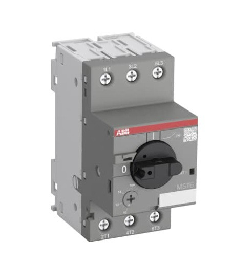 ABB MS116-10 Manual Motor Starter, 6.3-10A