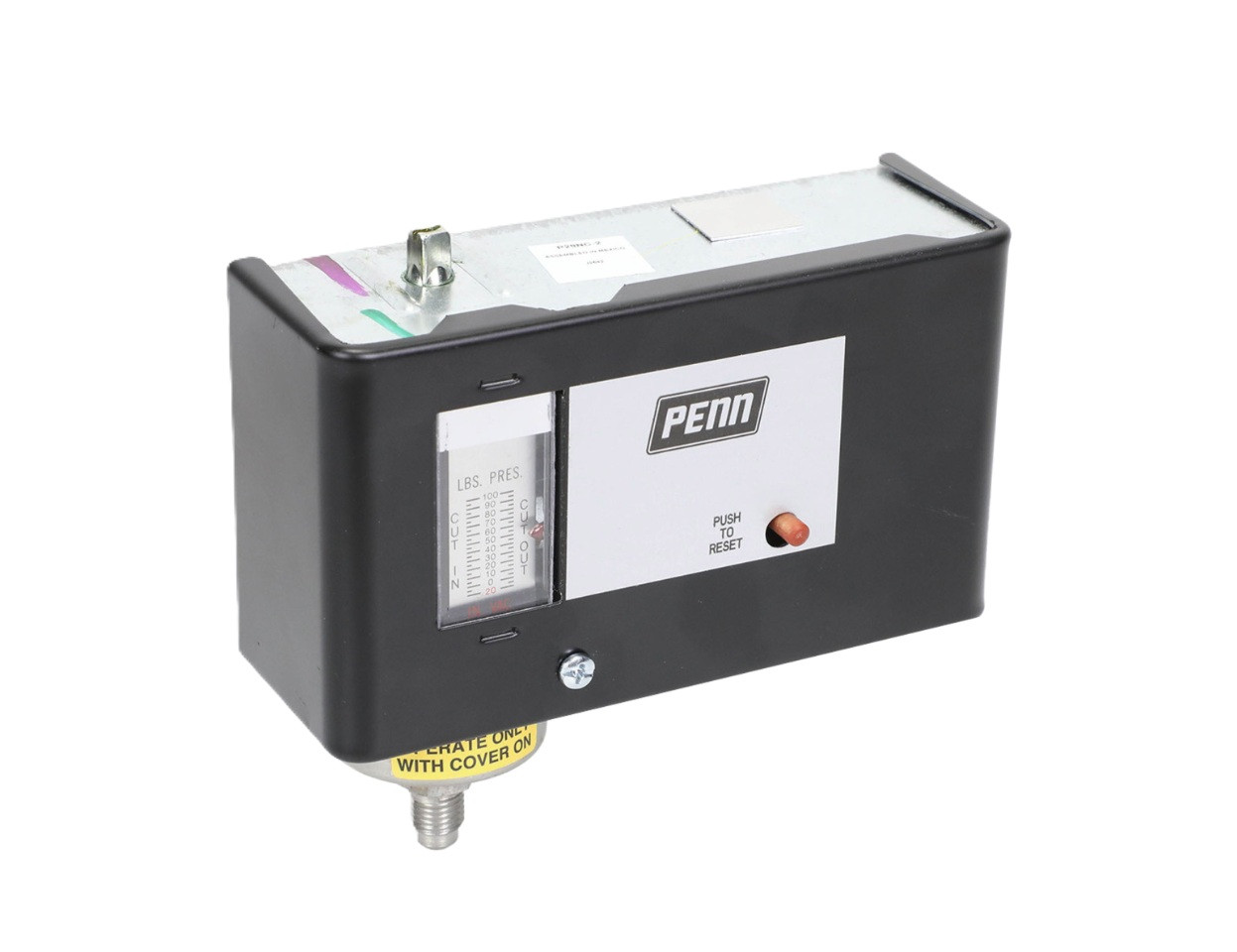 Johnson P29NC-2C Low Pressure Control 20"-100# SPST with Time Delay