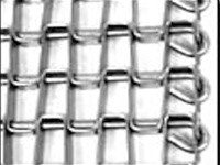 Flat Wire Mesh Conveyor Belt 1/2"x1" Clinched 1/2 Heavy Duty